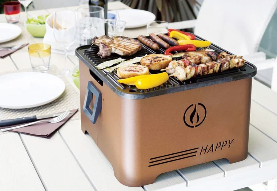 barbecue &agrave; pellet de table, petit mod&egrave;le Happy
